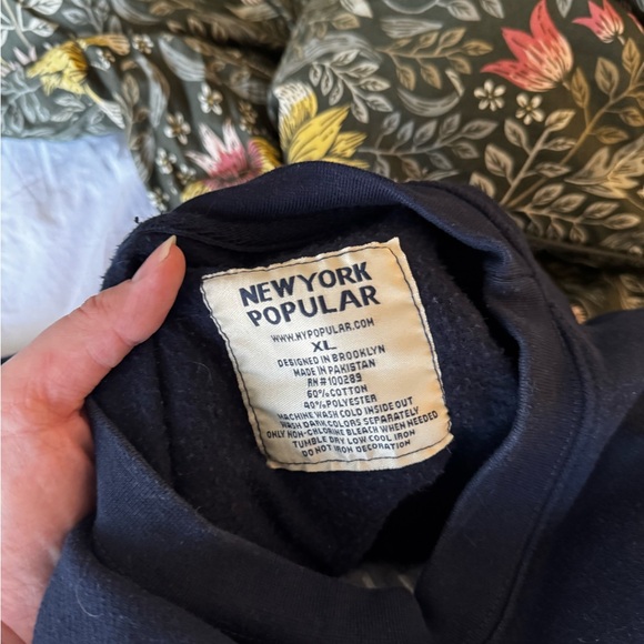 Minnesota Navy Sweatshirt with White Stripes - Picture 3 of 3